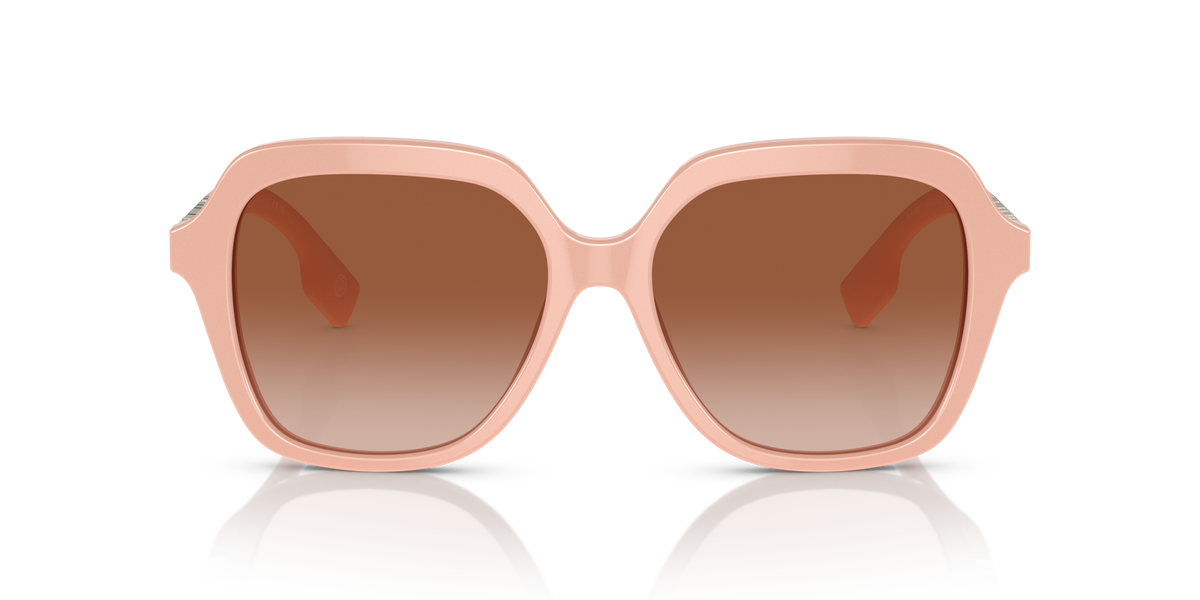 Burberry BE4389 Joni Sunglasses in 406113 Pink / Brown Gradient lens, front view