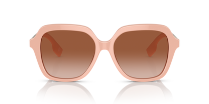 Burberry BE4389 Joni Sunglasses in 406113 Pink / Brown Gradient lens, front view