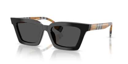 Burberry BE4392U Briar Sunglasses in 395287 Black / Dark Grey lens