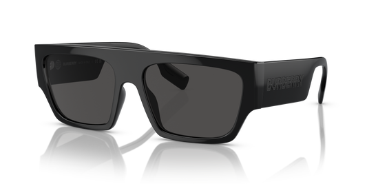 Burberry BE4397U Micah Sunglasses in 300187 Black / Dark Grey lens