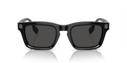 Burberry BE4403 Sunglasses in 300187 Black / Dark Grey lens, front view
