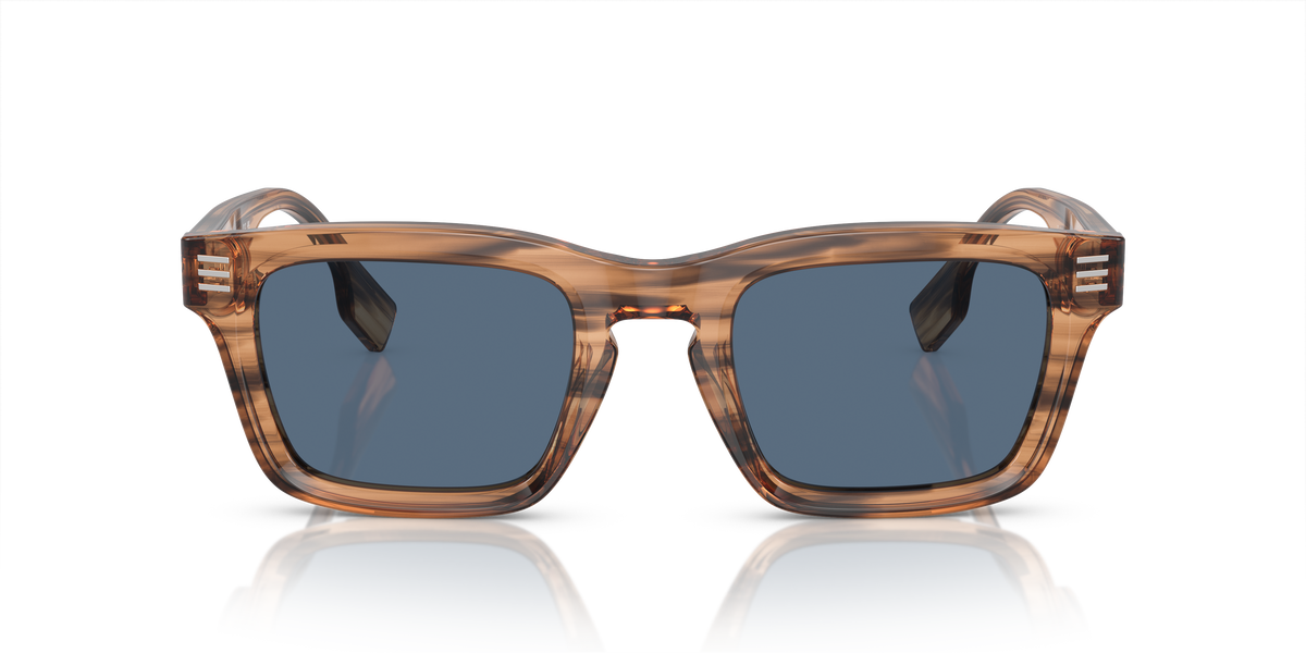 Burberry BE4403 Sunglasses in 409680 Brown / Dark Blue lens, front view