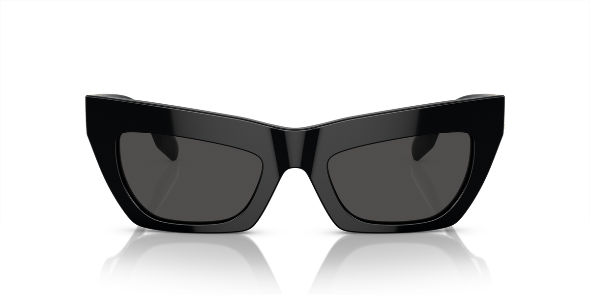 Burberry BE4405 Sunglasses in 300187 Black / Dark Grey lens, front view