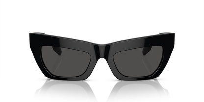 Burberry BE4405 Sunglasses in 300187 Black / Dark Grey lens, front view