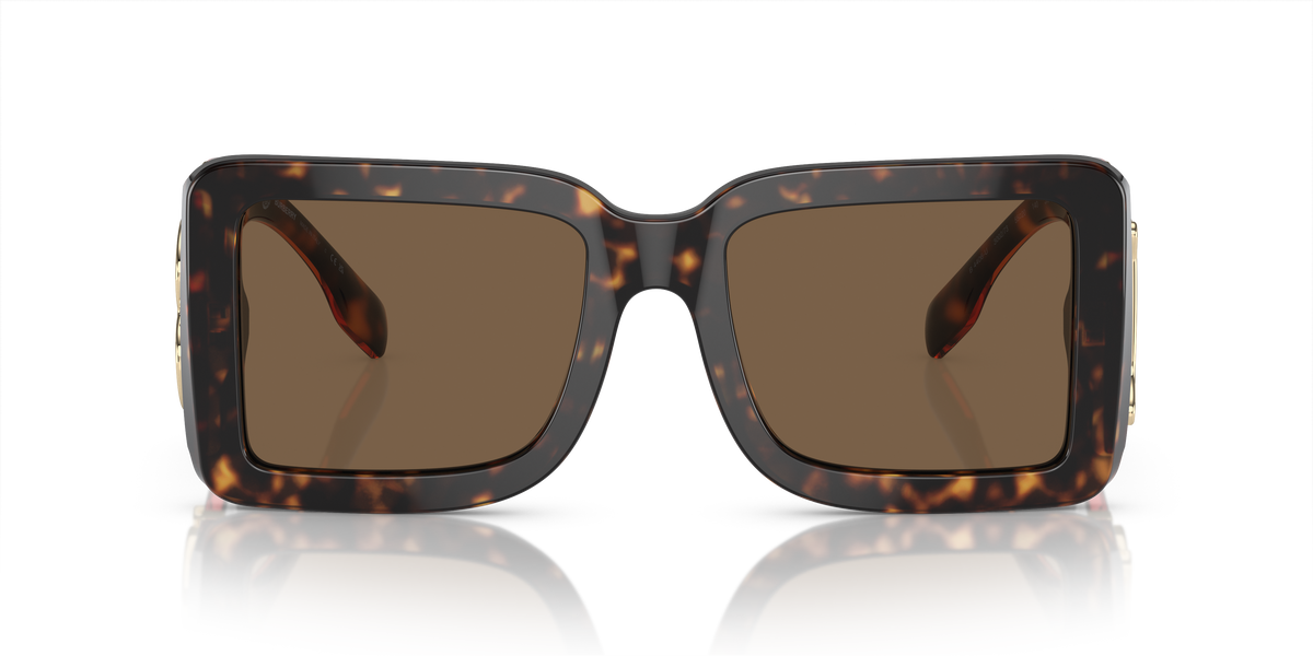 Burberry BE4406U Sunglasses in 300273 Dark Havana / Dark Brown lens, front view