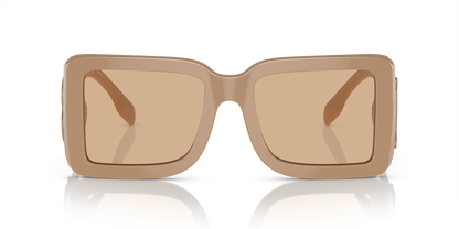 Burberry BE4406U Sunglasses in 399073 Beige / Light Brown lens, front view