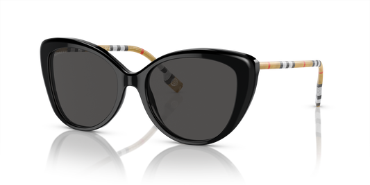 Burberry BE4407 Sunglasses in 385387 Black / Dark Grey lens