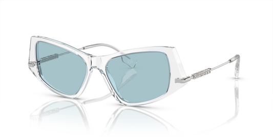 Burberry BE4408 Sunglasses in 302480 Transparent / Light Azure lens
