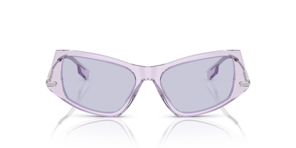 Burberry BE4408 Sunglasses in 40951A Lilac / Lillac lens, front view