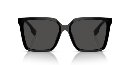 Burberry BE4411D Sunglasses in 300187 Black / Dark Grey lens, front view