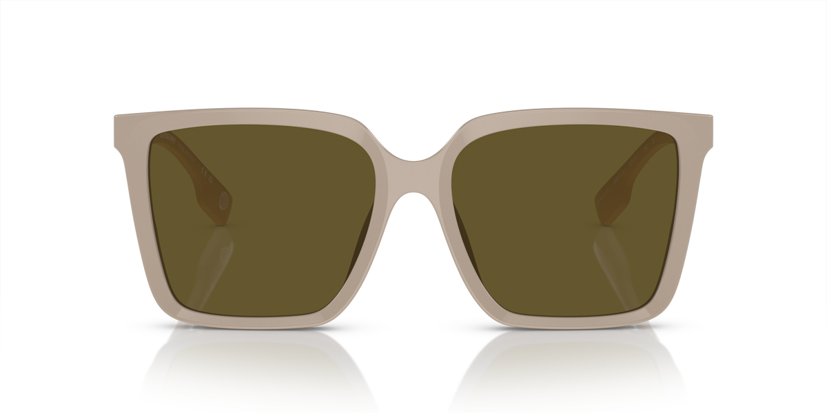 Burberry BE4411D Sunglasses in 380773 Beige / Dark Brown lens, front view