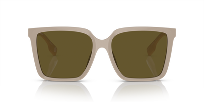 Burberry BE4411D Sunglasses in 380773 Beige / Dark Brown lens, front view
