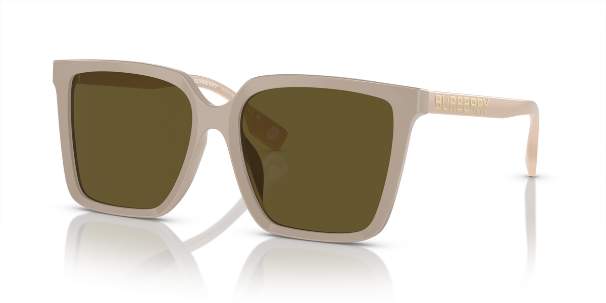 Burberry BE4411D Sunglasses in 380773 Beige / Dark Brown lens