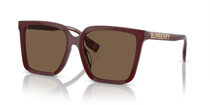 Burberry BE4411D Sunglasses in 402273 Bordeaux / Dark Brown lens