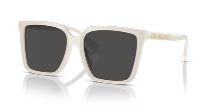 Burberry BE4411D Sunglasses in 410087 Ivory / Dark Grey lens
