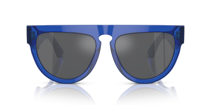 Burberry BE4416U Sunglasses in 34926G Blue / Grey Mirror Silver lens, front view