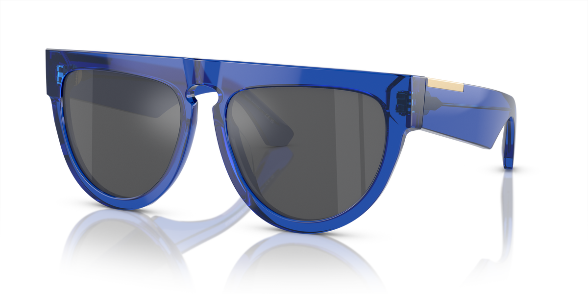 Burberry BE4416U Sunglasses in 34926G Blue / Grey Mirror Silver lens