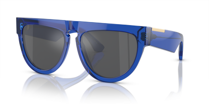 Burberry BE4416U Sunglasses in 34926G Blue / Grey Mirror Silver lens