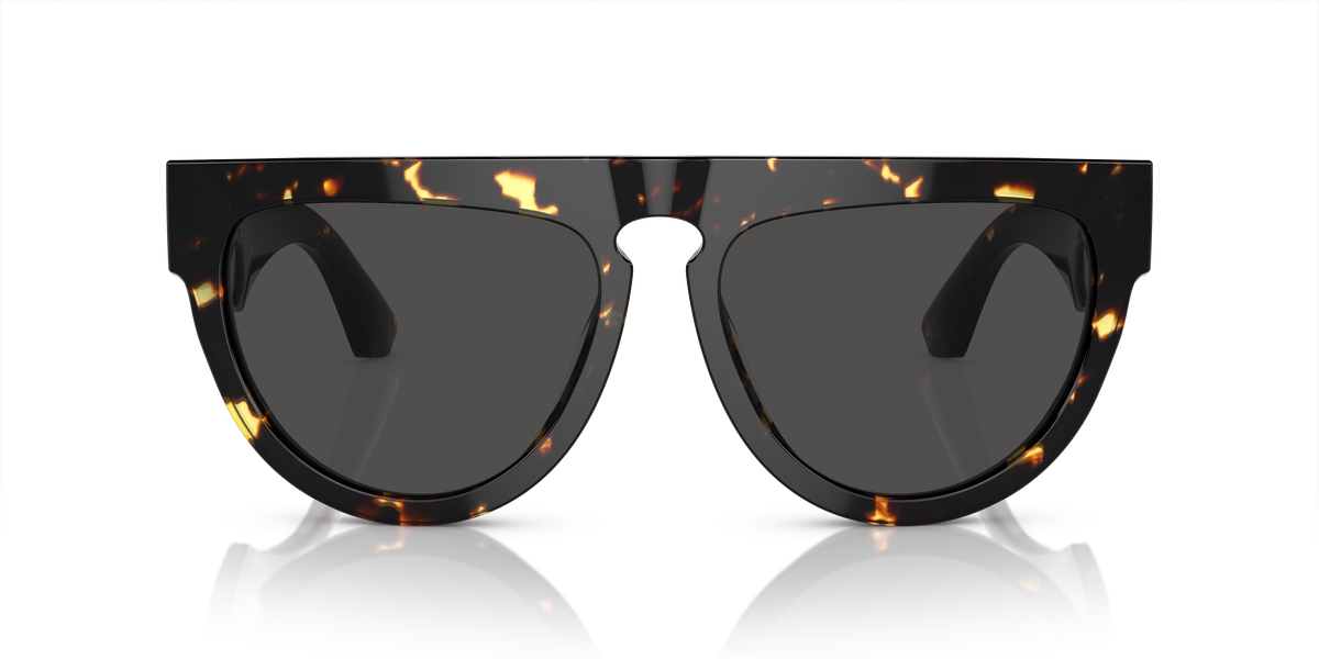 Burberry BE4416U Sunglasses in 410687 Dark Havana / Dark Grey lens, front view