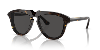 Burberry BE4417U Sunglasses in 410687 Dark Havana / Dark Grey lens