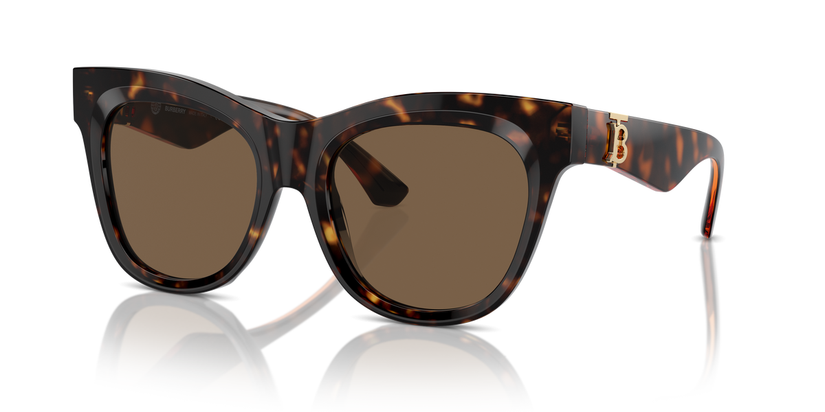 Burberry BE4418 Sunglasses in 300273 Dark Havana / Dark Brown lens