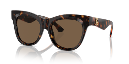 Burberry BE4418 Sunglasses in 300273 Dark Havana / Dark Brown lens