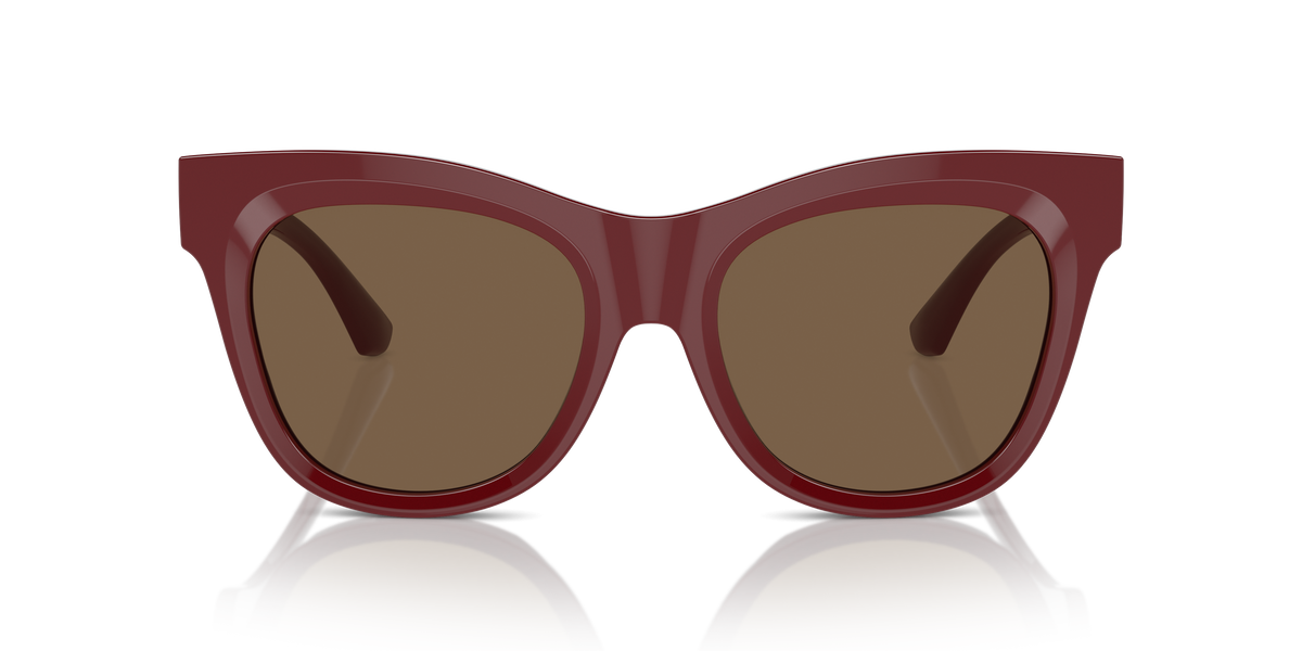 Burberry BE4418 Sunglasses in 411973 Bordeaux / Dark Brown lens, front view
