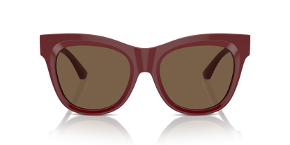 Burberry BE4418 Sunglasses in 411973 Bordeaux / Dark Brown lens, front view