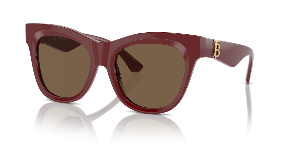 Burberry BE4418 Sunglasses in 411973 Bordeaux / Dark Brown lens