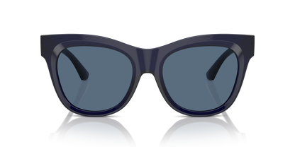 Burberry BE4418 Sunglasses in 412080 Blue / Dark Blue lens, front view