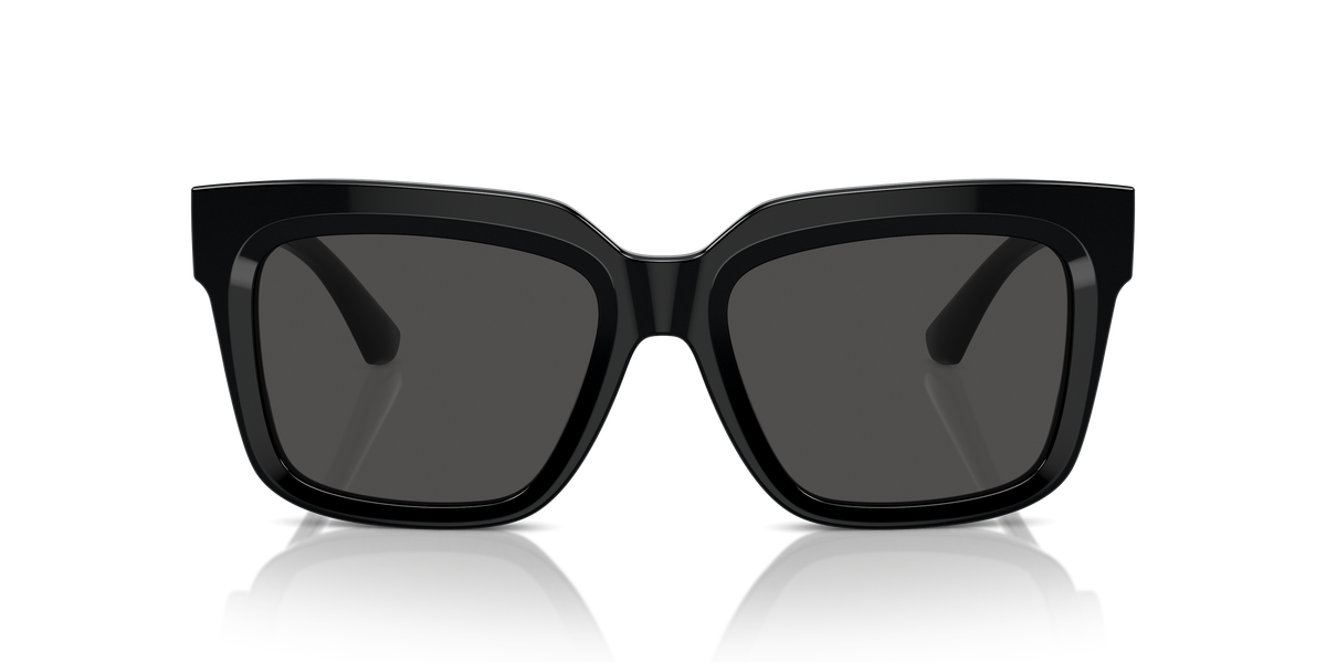 Burberry BE4419 Sunglasses in 300187 Black / Dark Grey lens, front view