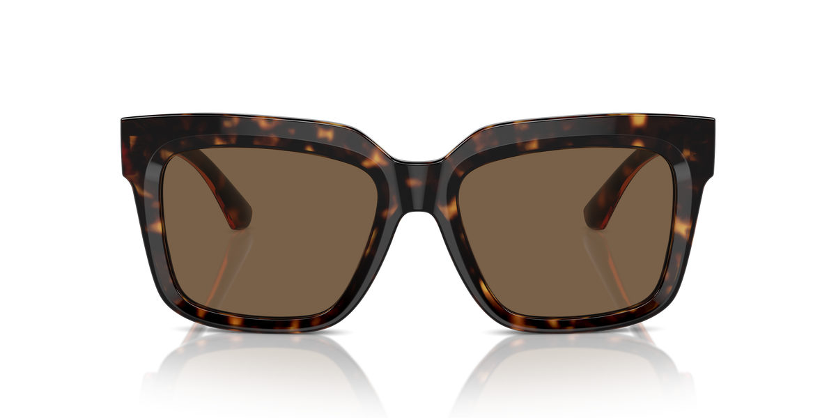 Burberry BE4419 Sunglasses in 300273 Dark Havana / Dark Brown lens, front view