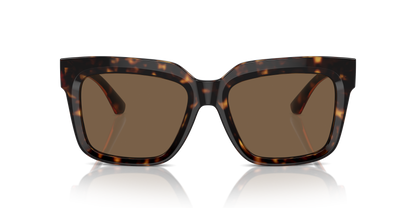 Burberry BE4419 Sunglasses in 300273 Dark Havana / Dark Brown lens, front view