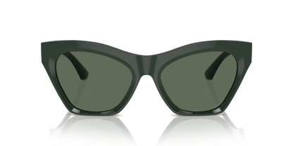 Burberry BE4420U Sunglasses in 403871 Green / Dark Green lens, front view