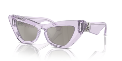 Burberry BE4421U Sunglasses in 40956G Violet / Light Grey Mirror Silver lens