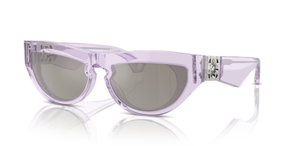 Burberry BE4422U Sunglasses in 40956G Violet / Light Grey Mirror Silver lens