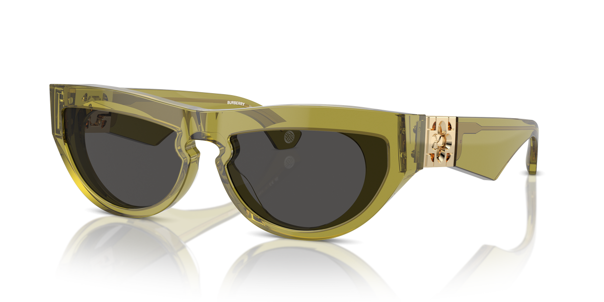 Burberry BE4422U Sunglasses in 411887 Green / Dark Grey lens
