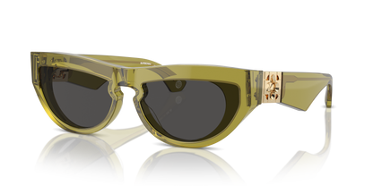 Burberry BE4422U Sunglasses in 411887 Green / Dark Grey lens