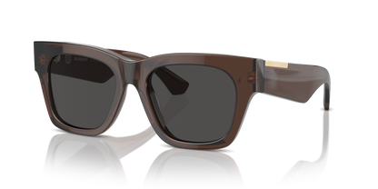 Burberry BE4424 Sunglasses in 411687 Brown / Dark Grey lens