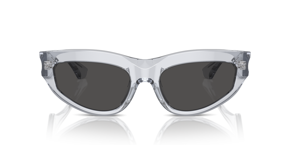 Burberry BE4425U Sunglasses in 382587 Grey / Dark Grey lens, front view