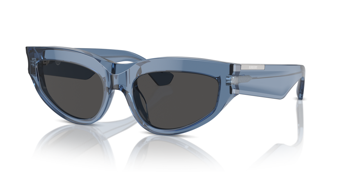 Burberry BE4425U Sunglasses in 411787 Blue / Dark Grey lens