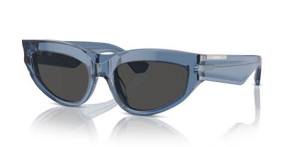 Burberry BE4425U Sunglasses in 411787 Blue / Dark Grey lens