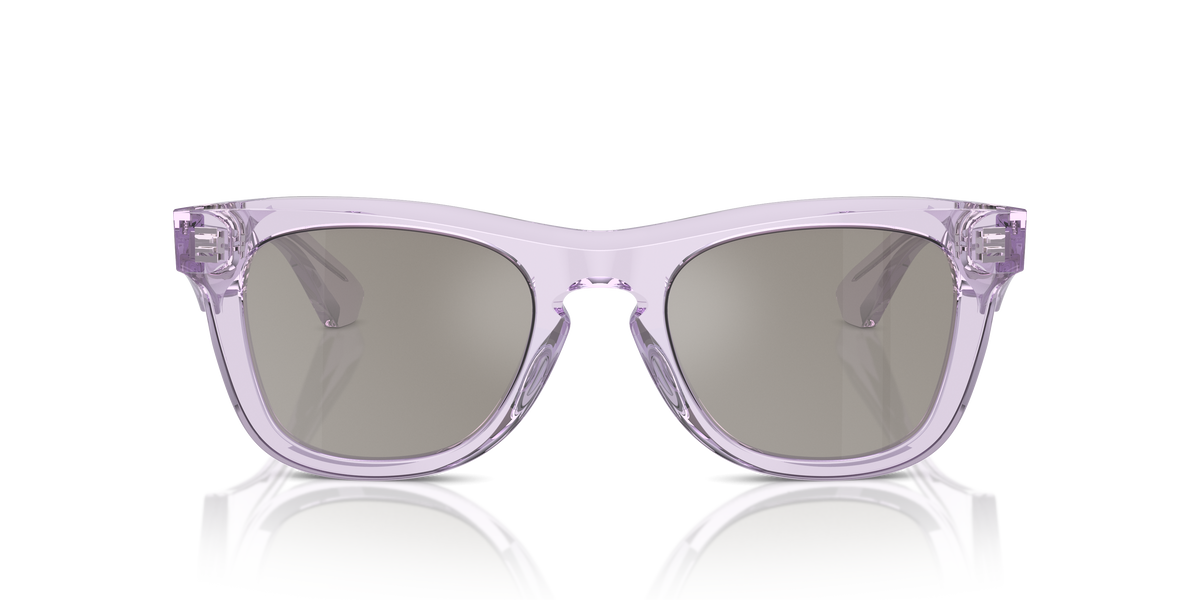 Burberry BE4426 Sunglasses in 40956G Violet / Light Grey Mirror Silver lens, front view