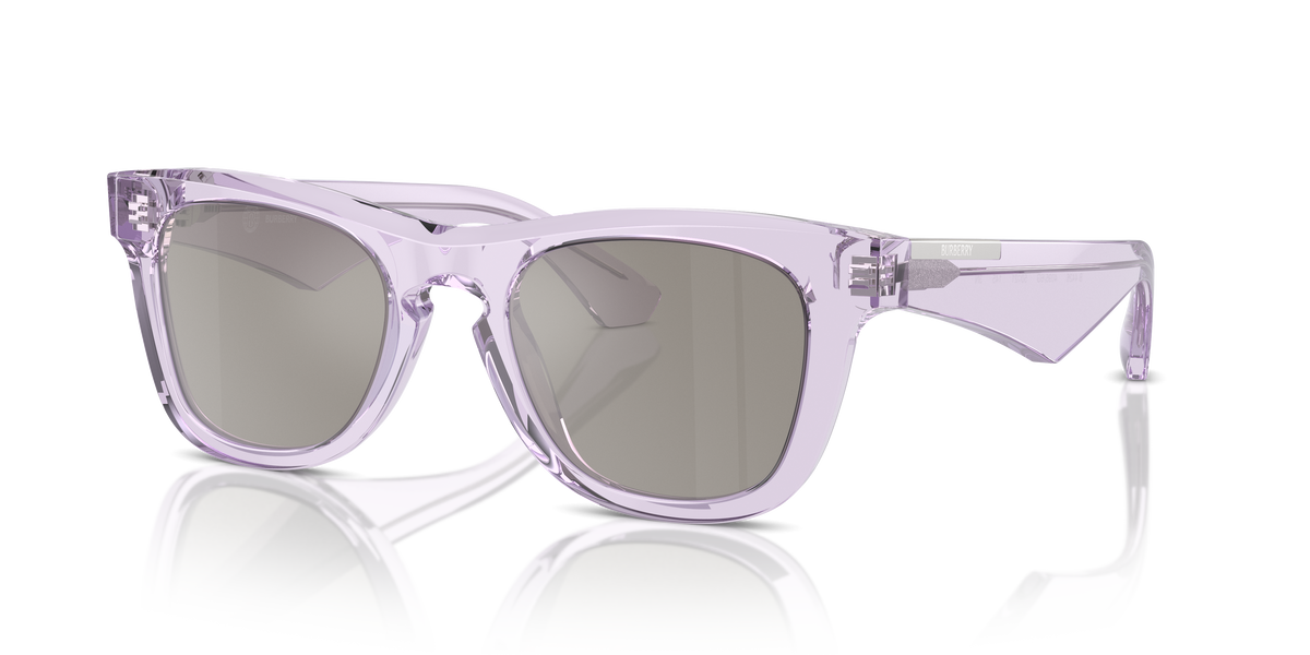 Burberry BE4426 Sunglasses in 40956G Violet / Light Grey Mirror Silver lens