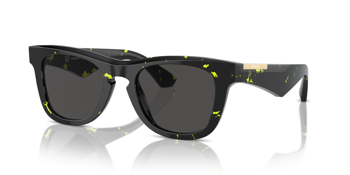 Burberry BE4426 Sunglasses in 412487 Green Havana / Dark Grey lens