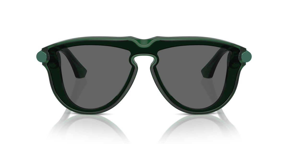 Burberry BE4427 Sunglasses in 410487 Green / Dark Grey lens, front view