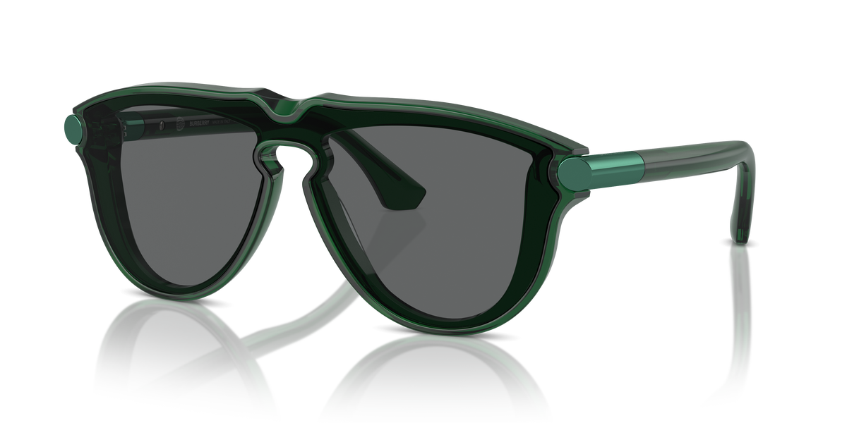 Burberry BE4427 Sunglasses in 410487 Green / Dark Grey lens