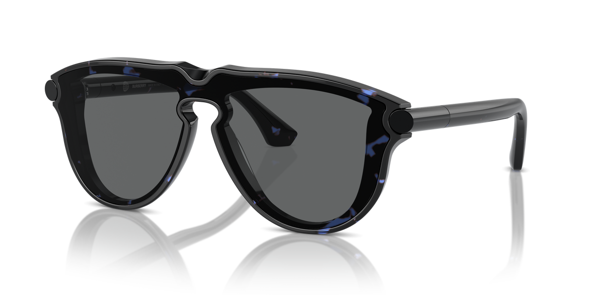 Burberry BE4427 Sunglasses in 411187 Blue Havana / Dark Grey lens