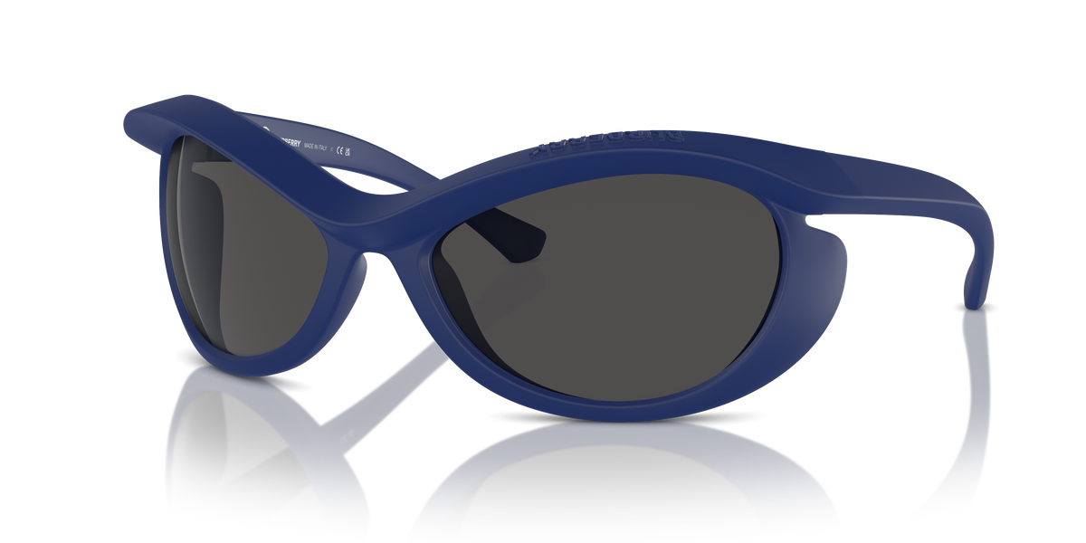 Burberry BE4428U Sunglasses in 410787 Blue / Dark Grey lens