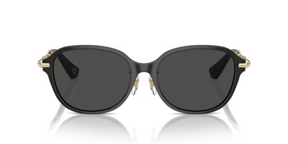 Burberry BE4429D Sunglasses in 411287 Dark Grey / Dark Grey lens, front view